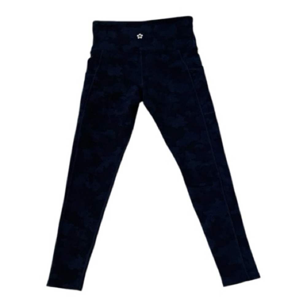 Tuff Athletics Blue Camo Leggings with side pockets Size (Small) - Picture 3 of 8